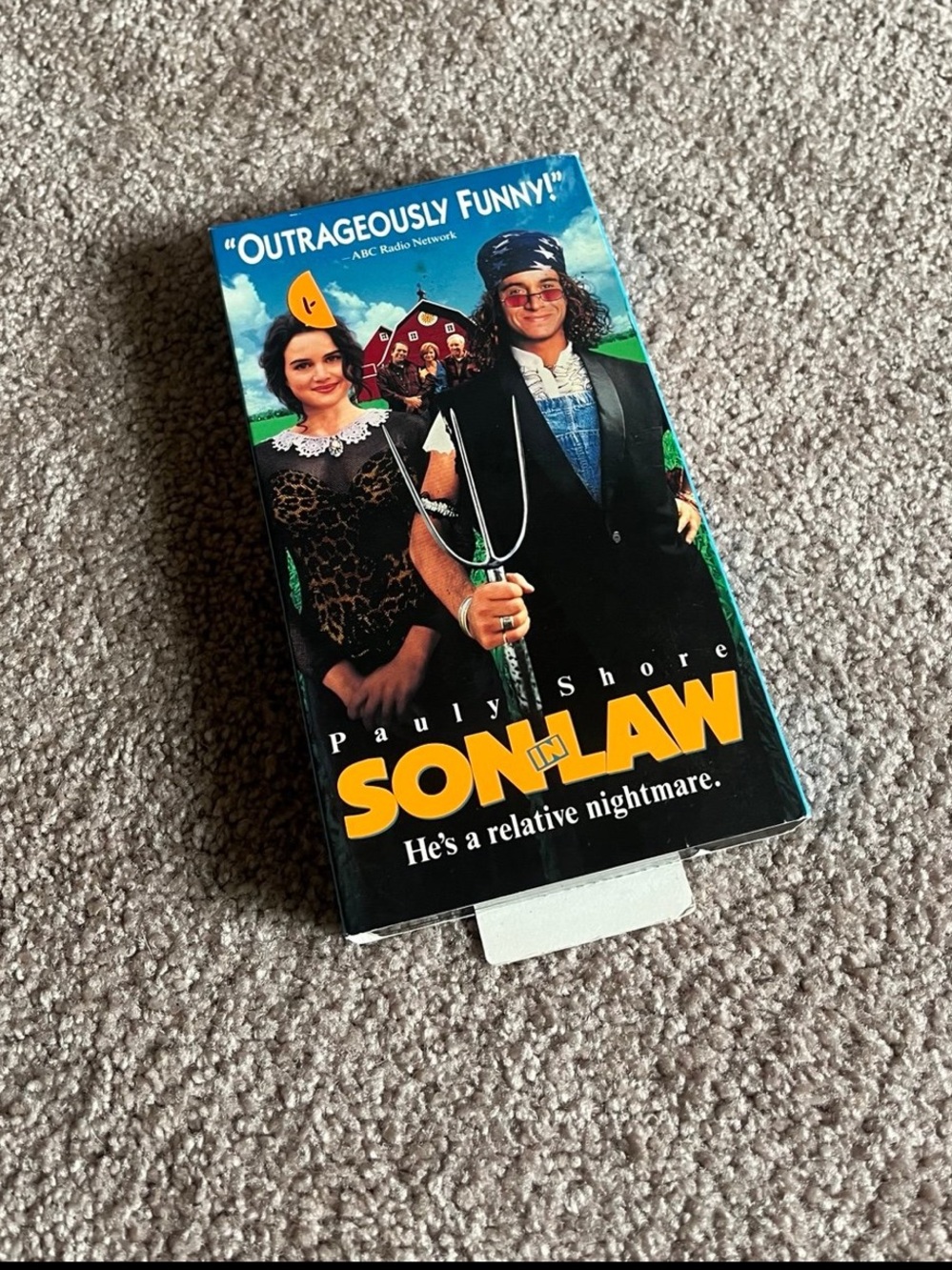 Vintage Pauly Shore Son in Law VHS Tape